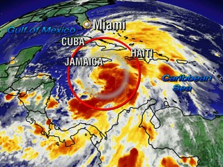 Watch: Tropical Storm Sandy Reaching Hurricane Strength