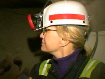 VIDEO: Diane Sawyer talks about the mining industry and working life.