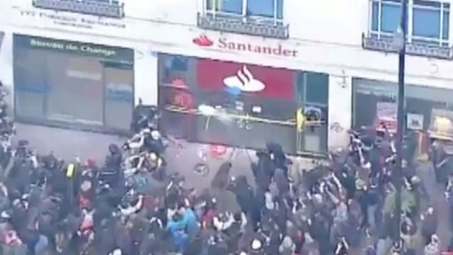 VIDEO: Violence, vandalism across England has U.S. officials reviewing security policy.