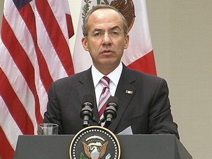 VIDEO: Arizona immigration law dominates discussions with Mexican president.