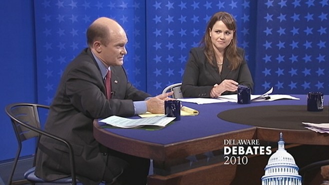 VIDEO: Christine O'Donnell Clashes With Chris Coons