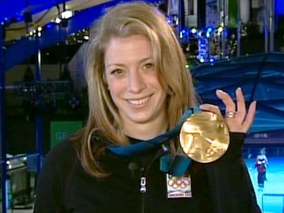 VIDEO: Skier Hannah Kearney shares her excitement after winning a gold medal.