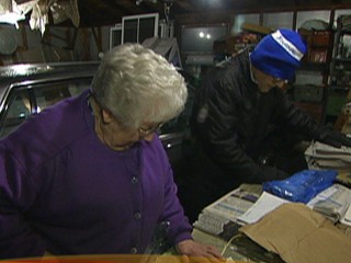 Newspaper Couple