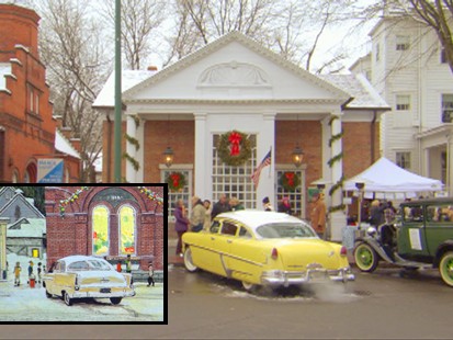 VIDEO: Town Recreates Famous Rockwell Holiday Painting