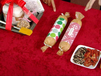 A picture of some homemade gift ideas.