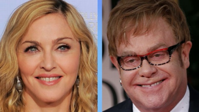 VIDEO: The superstar spat began at the Golden Globes after Madonnas win.