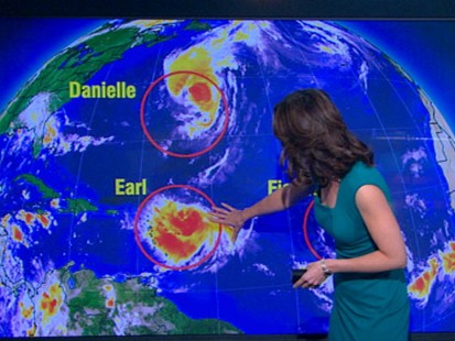 VIDEO: Storms Forming in the Atlantic Ocean