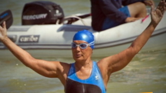 VIDEO: Diana Nyad to Swim for Superstorm Sandy Victims