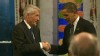 VIDEO: The president accepts the peace prize many believe he does not deserve.