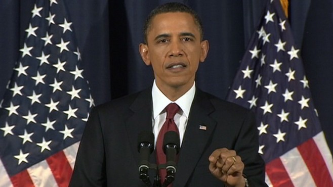VIDEO: Exit deal in the works morning after Obama defends U.S. involvement in Libya.