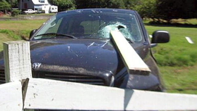 VIDEO: Texting Teen Driver Nearly Loses His Head