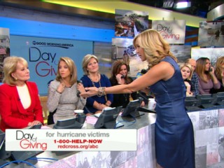 Watch: Barbara Walters, Katie Couric Discuss Superstorm Sandy Relief on 'GMA'