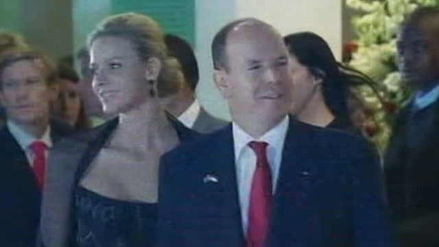 VIDEO: Royal is accused of fathering love-child prior to marrying Charlene Wittstock.