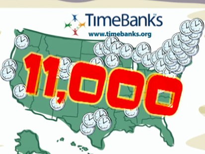VIDEO: Time bank participants pay in good deeds instead of cash.