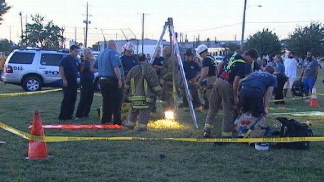 VIDEO: Toddler and Coach Saved from Cistern in Park
