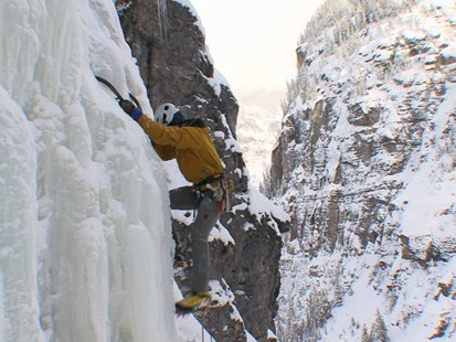 Weekend Window: Ice Climbing