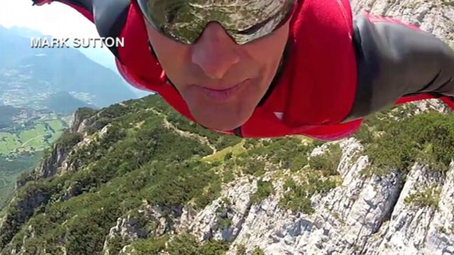 VIDEO: Mark Sutton?s jump in the Swiss Alps ended in tragedy.