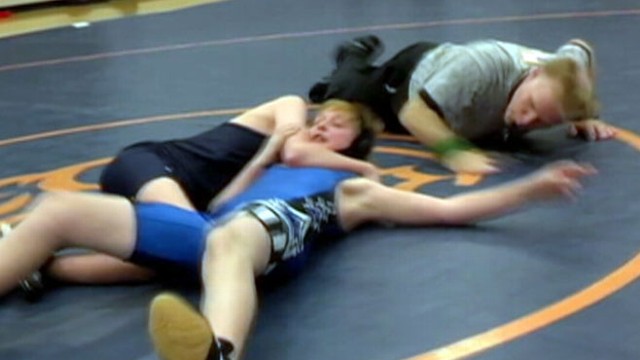 VIDEO: Watch as the boys opponent helps him win his first wrestling match.