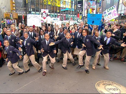 A picture of the students of the Ron Clark Academy.