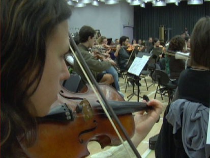 VIDEO: Musicians from around the world play together through YouTube.