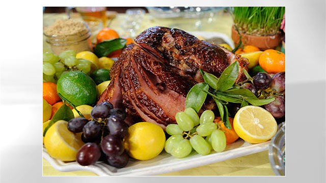 PHOTO: A cooked ham