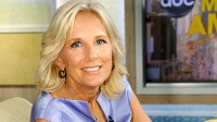 PHOTO  Dr. Jill Biden speaks to Robin Roberts about her work on behalf of military families, in an interview airing on Good Morning America.