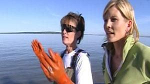 Kate Snow with Sarah Palin