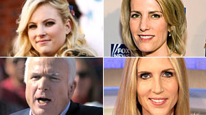 Meghan McCain Laura Ingraham Ann Coulter
