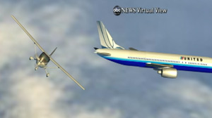 Shortly after takeoff from San Francisco a United Airlines jumbo jet came within 300 feet vertically of colliding with a small cessna plane.