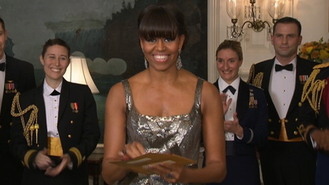 VIDEO: Michelle Obama makes appearance during 85th annual Academy Awards.