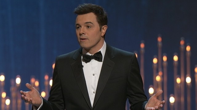 VIDEO: Seth MacFarlane's humor drew a mixed response from the Oscars audience at times.