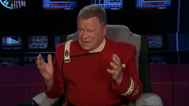 VIDEO: William Shatner appears as his iconic character in the Oscars' opening segment.