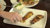 PHOTO: Cat Cora and Marinated Pork Skewers