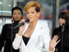 PHOTO Rihanna performs on Good Morning America.