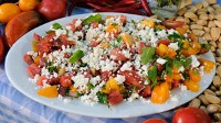 Marcus Samuelsson's Tomato and Watermelon Salad with Almond Vinaigrette