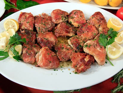 From the kitchen of Mario Bata
Saltimbocca
A Recipe for Pork, Chicken or Veal
