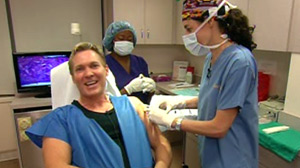 Good Morning Americas Sam Champion Gets Skin Cancer Surgery on Live TV