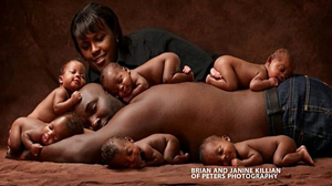 PHOTO The McGhee sextuplets, born to Rozonno and Mia McGhee on June 9, are only the second set of sextuplets to be born in Ohio and the first born in Columbus, where the couple resides.