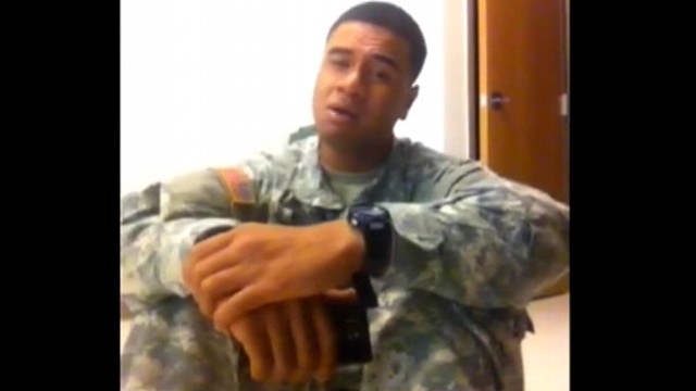 VIDEO: Pfc. Paul Ieti, stationed in Afghanistan, belts out songs by Etta James and Rihanna.
