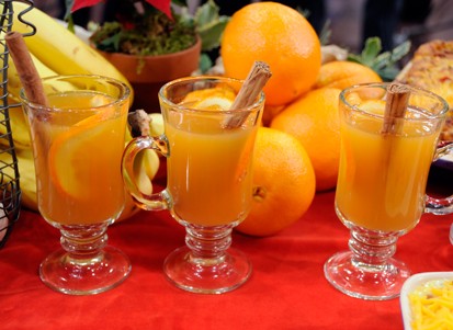 PHOTO What better way to warm up than with a cup of hot tea. Emerils spiced orange tea will warm you right up.