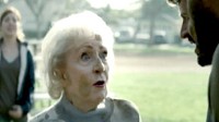 Actress Betty White in a Super Bowl Snickers commercial.