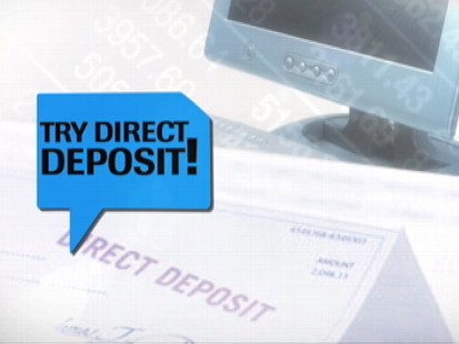 VIDEO: Get your income tax return in half the time with direct deposit.