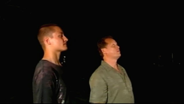 PHOTO Leroy van der Vegt and his son Nick captured what they believe to be a UFO sighting on camera