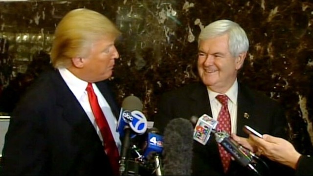 Newt Gingrich Meets With Donald Trump In Hopes Of Winning Endorsement ...