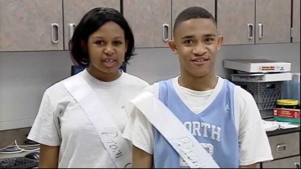 VIDEO: Brian Smith and Alexis Adams were crowned king and queen at their North Carolina high schools prom.
