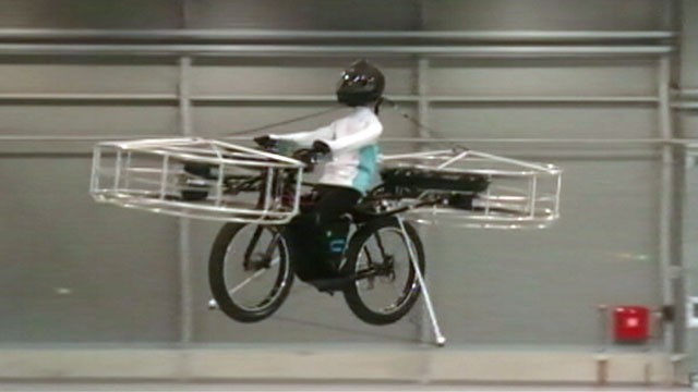 Video: Are Flying Bikes the Solution to Road Traffic?