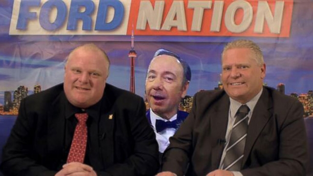 The actor responds to complaint posted by Rob Ford and his brother Doug on their YouTube show.