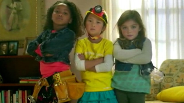 VIDEO: Toy companys viral commercial inspires young girls to play with more than just dolls and princesses.