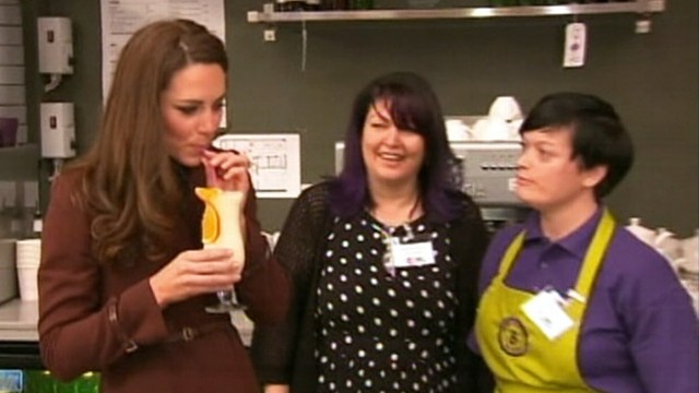 VIDEO: Duchess of Cambridge visited Liverpool charity that helps recovering alcoholics.