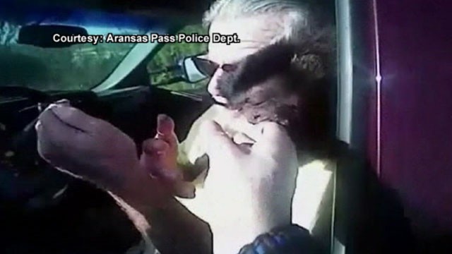VIDEO: A rookie police officer in Texas got a surprise from one trucks furry passenger.